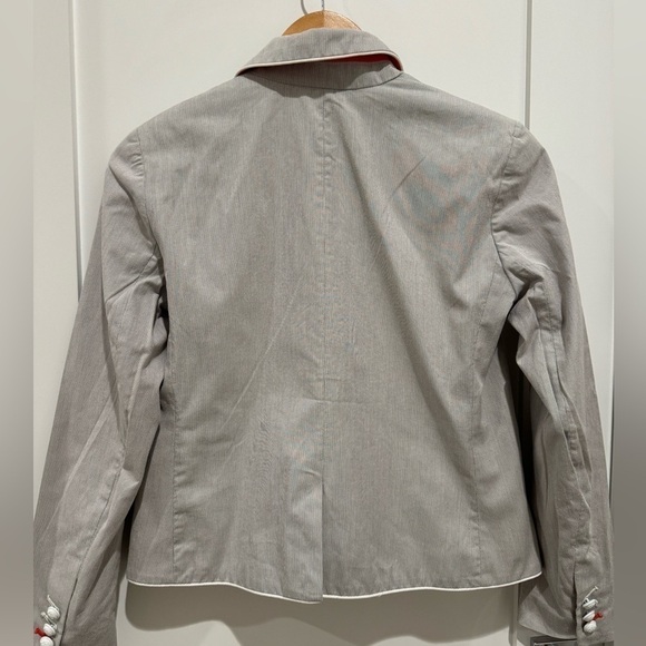✨Gap the Academy blazer✨ size 2P gray color. Academia preppy old money D - Picture 6 of 7
